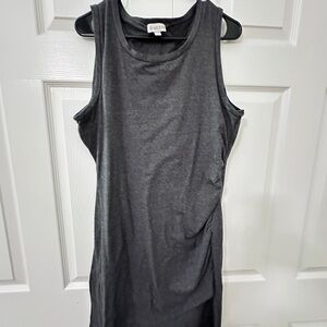 Guess Charcoal Asymmetrical Dress